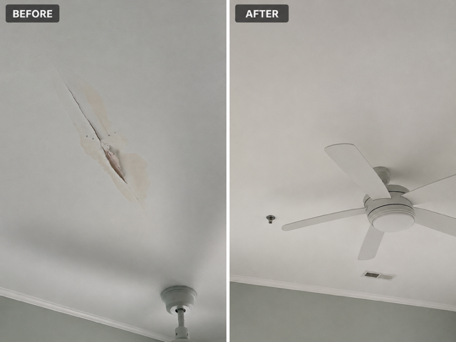 Drywall Patch & Texture Match